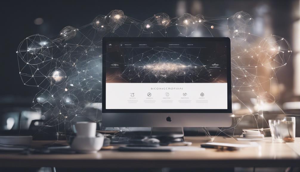 analyzing website organization and layout